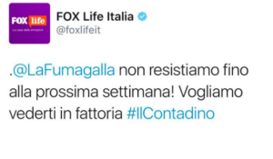 Twittata di Foxlife Italia